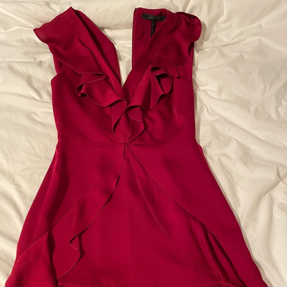 Beautiful silk red dress